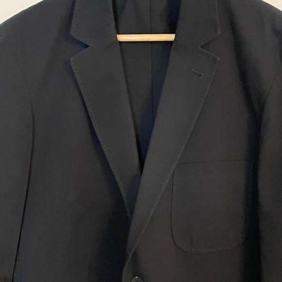 Lacoste Men's Black Blazer Jacket Two Button Closure Size 50/4 D51 - Picture 16 of 16
